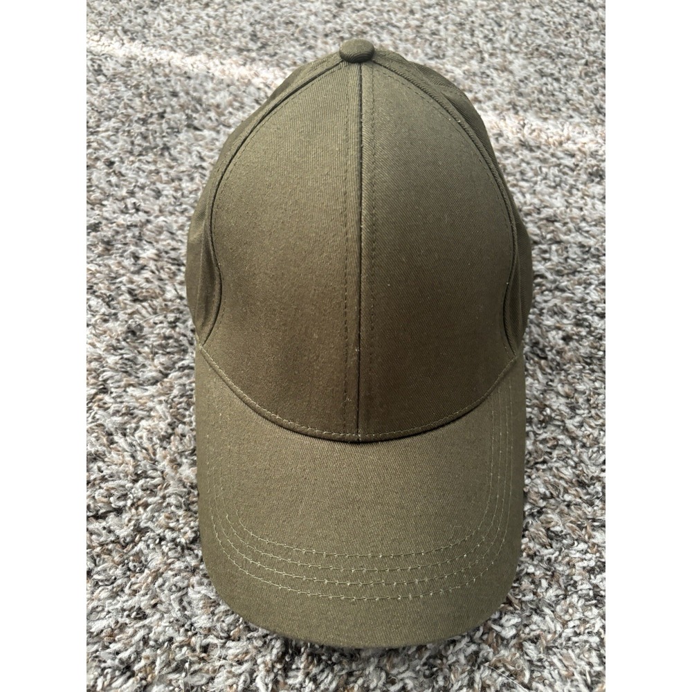 D&Y Olive Green Baseball‎ Hat Cap OSFM Strapback